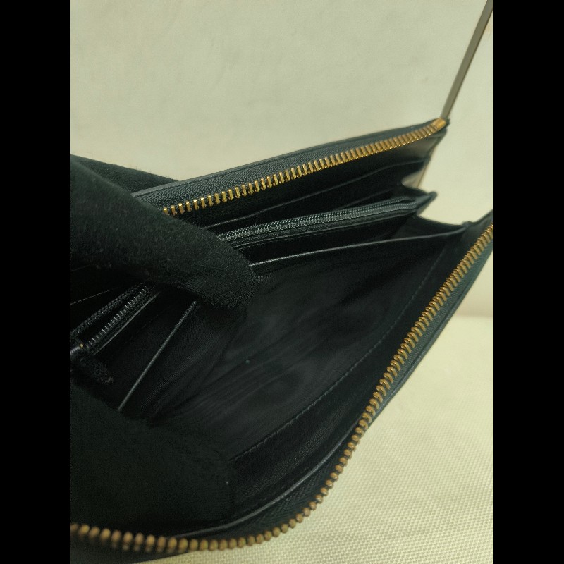 【8成新】㊣✨GUCCI✨古馳 黑色 牛皮 壓紋 老花 長夾 錢包 皮夾/雙G/二手包/保證正品🌳二手樹屋🌳-27