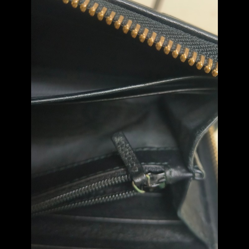 【8成新】㊣✨GUCCI✨古馳 黑色 牛皮 壓紋 老花 長夾 錢包 皮夾/雙G/二手包/保證正品🌳二手樹屋🌳-30