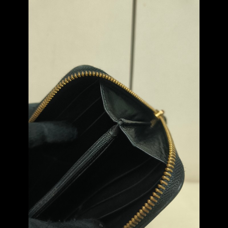 【8成新】㊣✨GUCCI✨古馳 黑色 牛皮 壓紋 老花 長夾 錢包 皮夾/雙G/二手包/保證正品🌳二手樹屋🌳-33