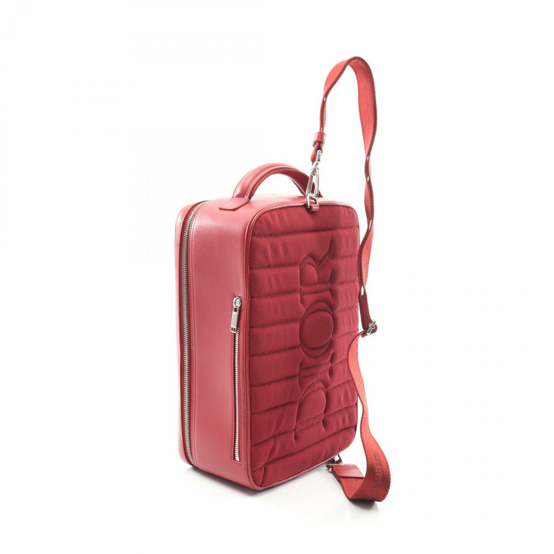 Christian Dior 世界巡迴演唱會腰臀包,紅色真皮,二手男士款-1