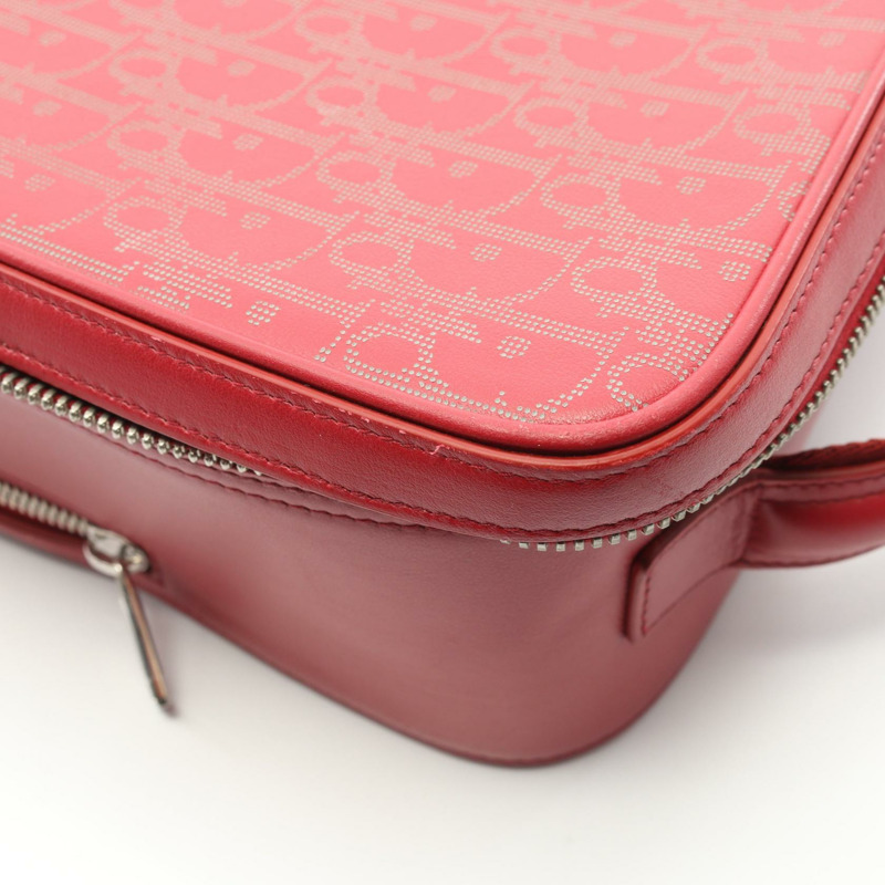 Christian Dior 世界巡迴演唱會腰臀包,紅色真皮,二手男士款-4