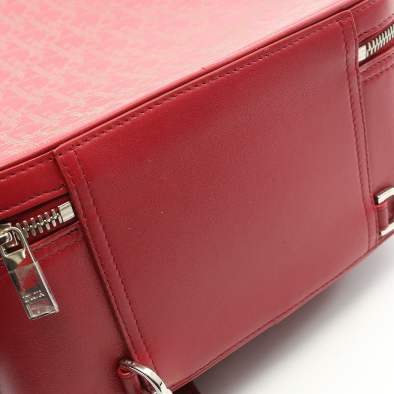 Christian Dior 世界巡迴演唱會腰臀包,紅色真皮,二手男士款-5