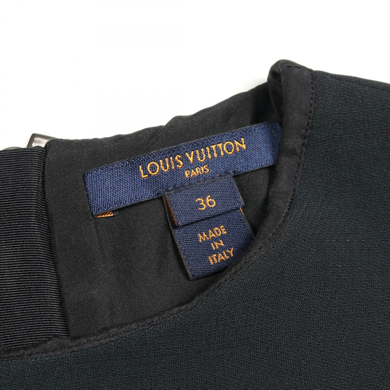 路易威登 (LOUIS VUITTON) 黑色羊毛真絲滑冰裙,二手女款-2