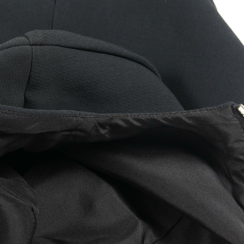 路易威登 (LOUIS VUITTON) 黑色羊毛真絲滑冰裙,二手女款-10