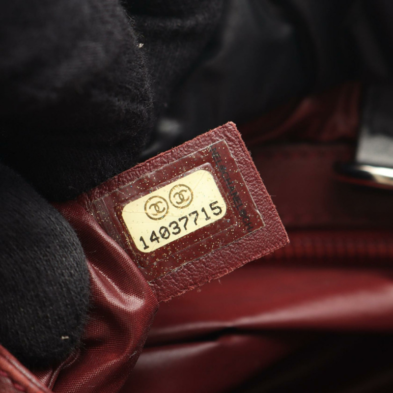 香奈兒 Coco Cocoon 小號手提包 A48610 尼龍皮革 黑色 二手 女士 CC-4