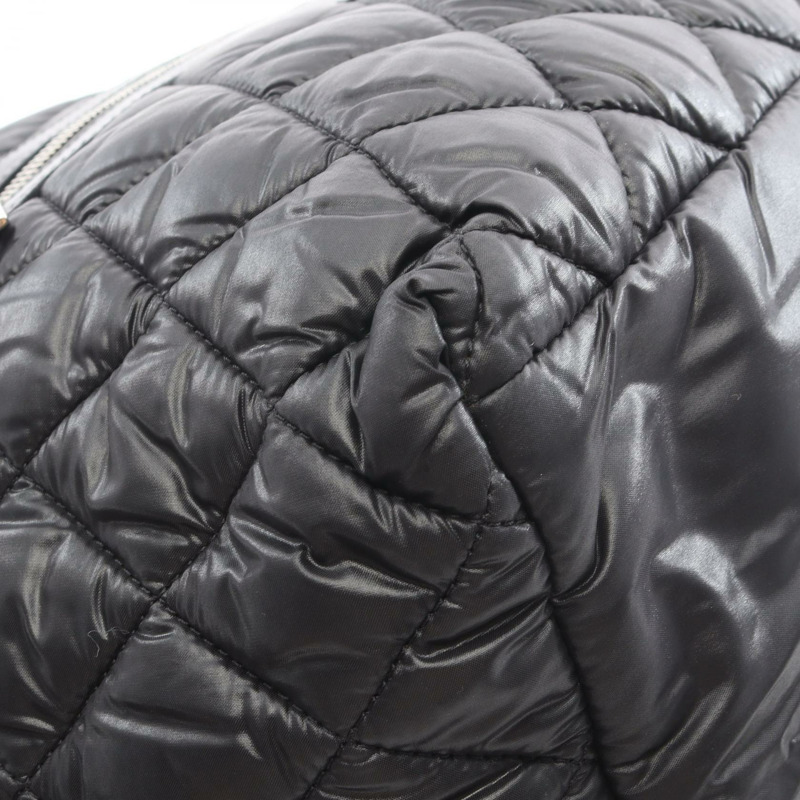 香奈兒 Coco Cocoon 小號手提包 A48610 尼龍皮革 黑色 二手 女士 CC-7