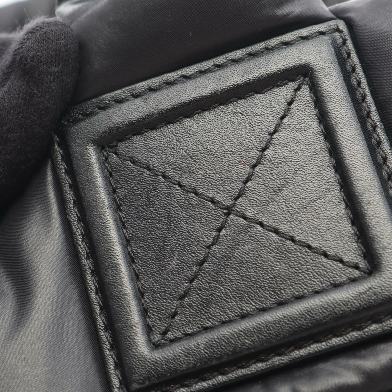 香奈兒 Coco Cocoon 小號手提包 A48610 尼龍皮革 黑色 二手 女士 CC-9