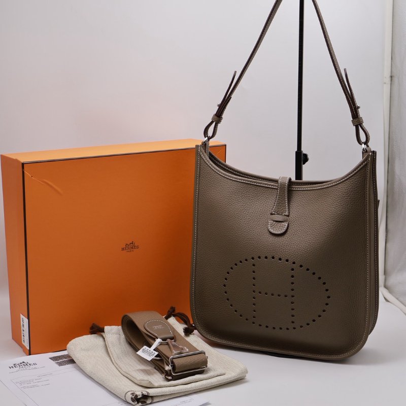 HERMES Evelyne 29 - 灰銀 W-10