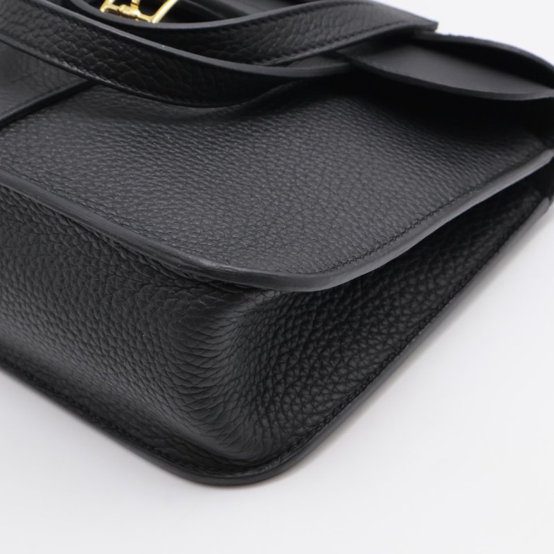 HERMES Halzan 25 - 黑金 W-4