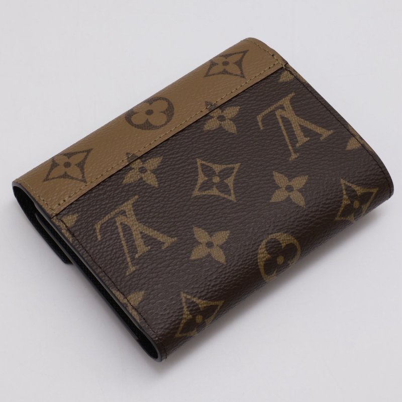 LOUIS VUITTON Victorine信封三折短夾 - 拚色-1