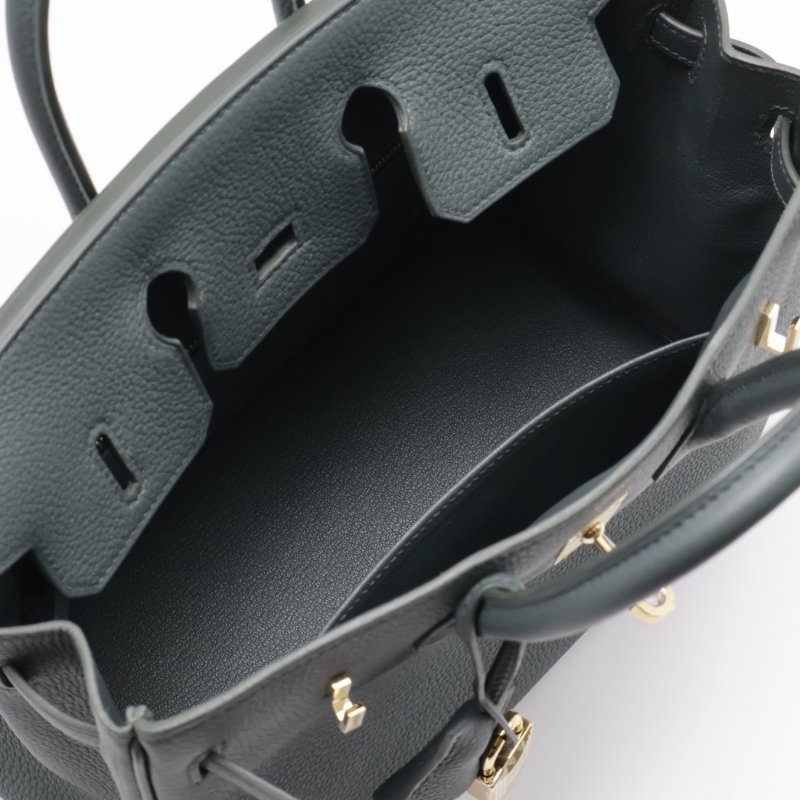 HERMES Birkin 25 -  灰綠香檳金 K-2