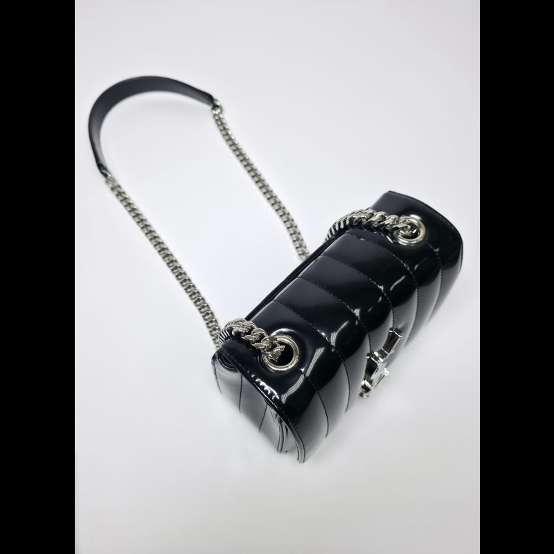 YSL 黑色Vicky Small Bag-6