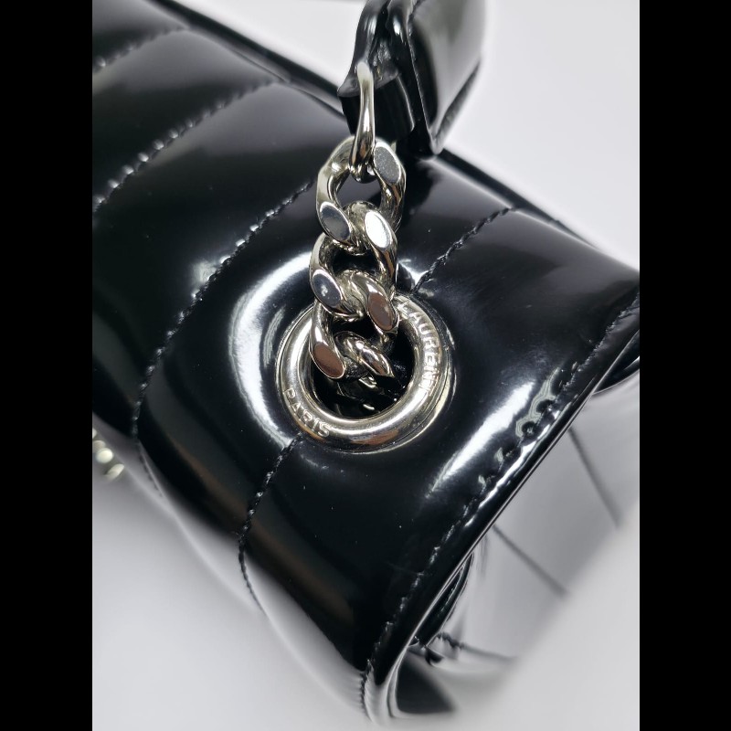 YSL 黑色Vicky Small Bag-12