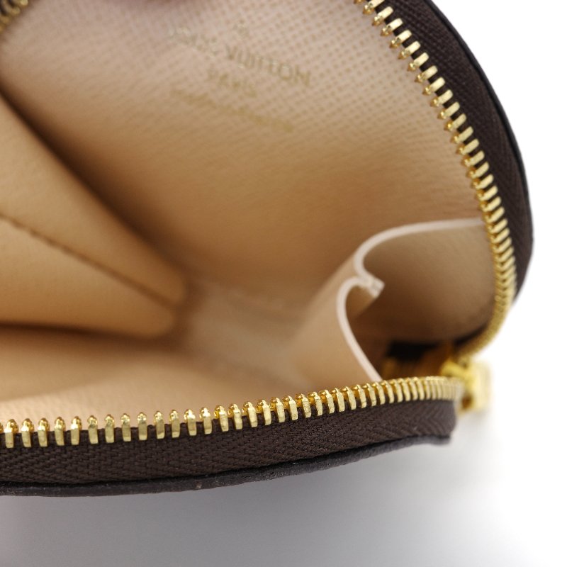 Louis Vuitton 路易威登 Multi Pochette 三合一  經典老花 棕色 搭配粉色緹花背帶  塗層帆布 麻將包 肩背包-19