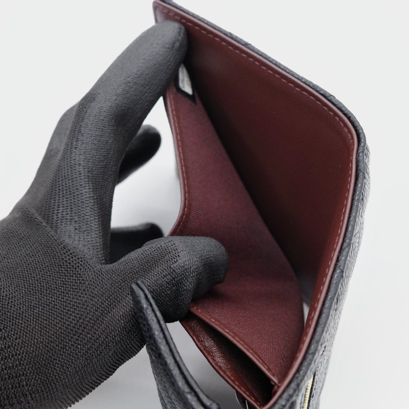 Chanel 香奈兒 經典翻蓋 黑色 魚子醬牛皮 卡夾-15