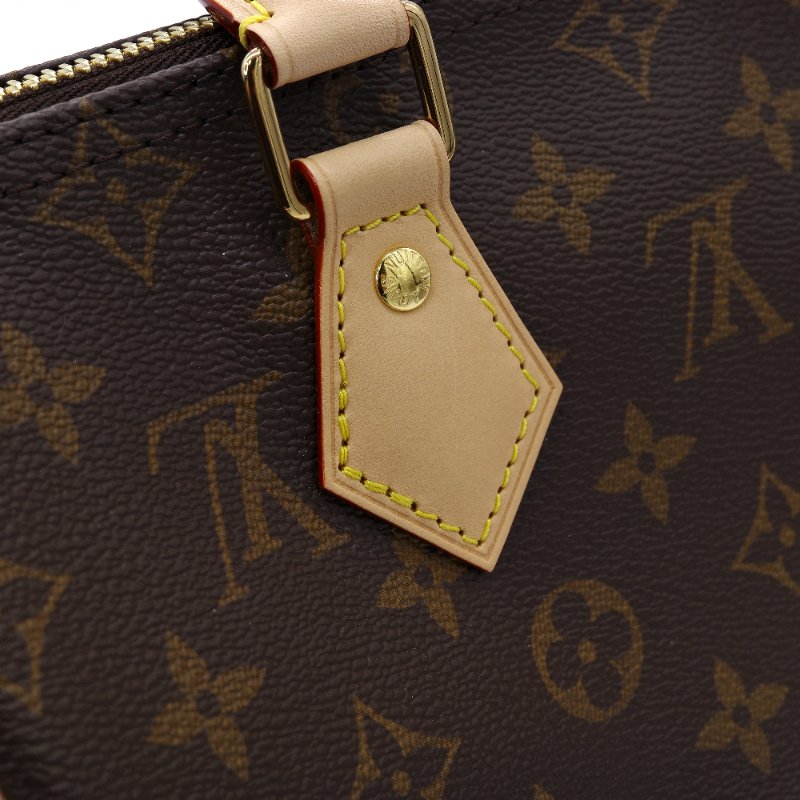 Louis Vuitton 路易威登 Speedy 25 經典老花 棕色 塗層帆布 肩背包 手提包-8