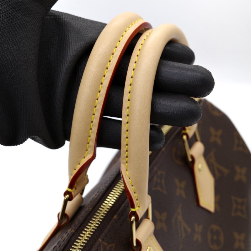 Louis Vuitton 路易威登 Speedy 25 經典老花 棕色 塗層帆布 肩背包 手提包-9