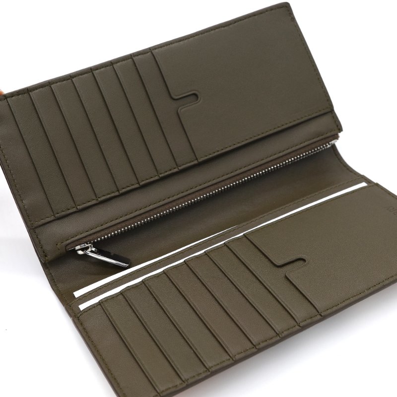 Burberry 巴寶莉 經典格紋 棕色 塗層帆布 拉鍊長夾-4