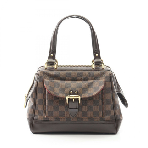 路易威登 Knightsbridge 手提包 N51201 Damier 皮革棕色 Ebene 二手女士