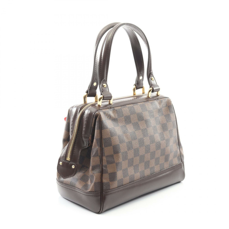 路易威登 Knightsbridge 手提包 N51201 Damier 皮革棕色 Ebene 二手女士-1