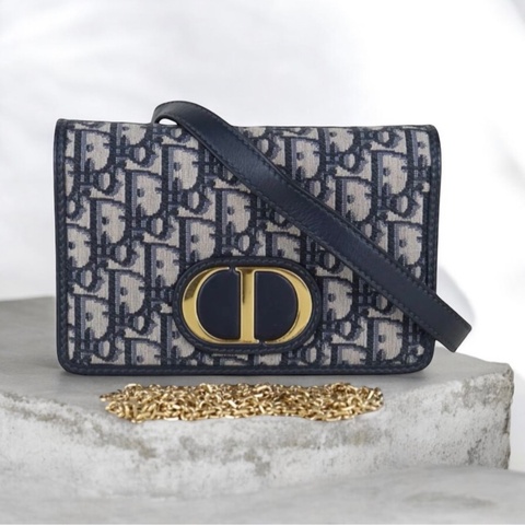 「JL精品代購」9新 DIOR 蒙田 Oblique 二合一腰包/肩背包