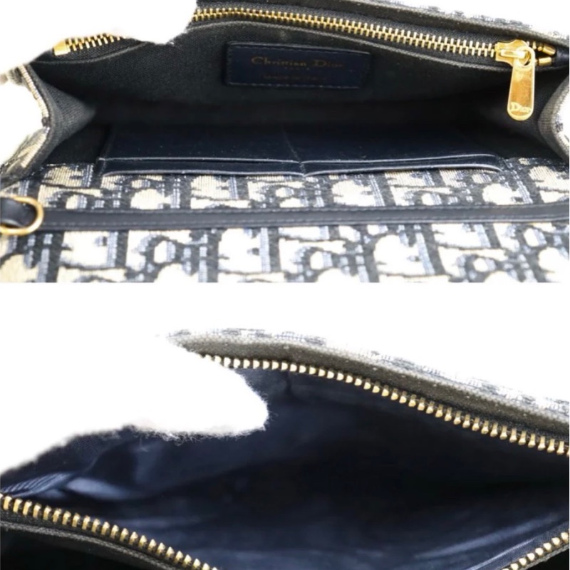 「JL精品代購」9新 DIOR 蒙田 Oblique 二合一腰包/肩背包-10