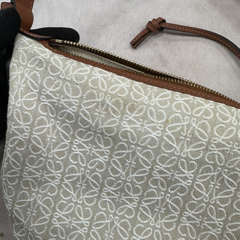 Loewe cubi二手小號經典棕色-13