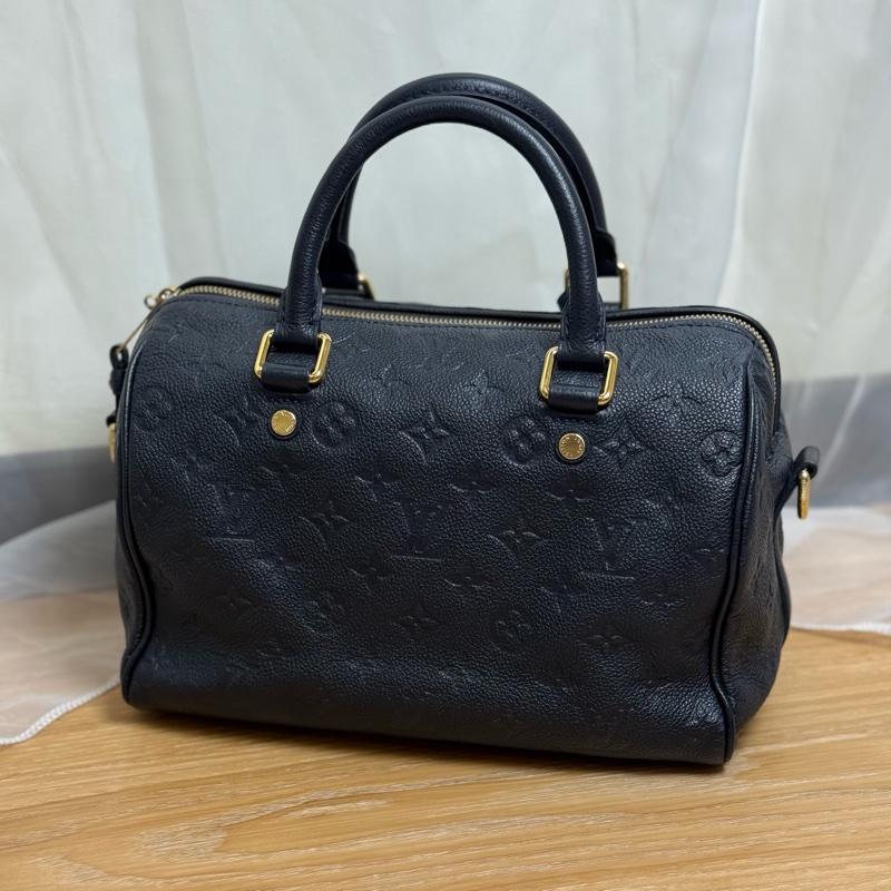 LV Speedy 25 全牛皮壓紋-1