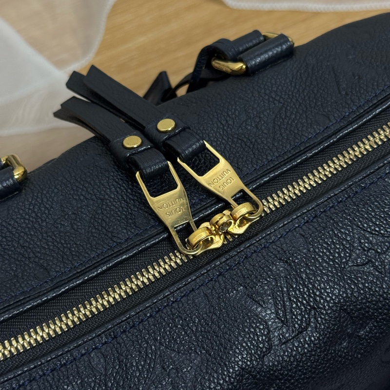 LV Speedy 25 全牛皮壓紋-9
