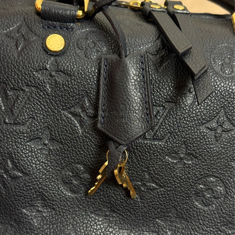 LV Speedy 25 全牛皮壓紋-10