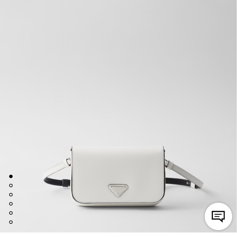 Prada Saffiano 皮革肩背包-0