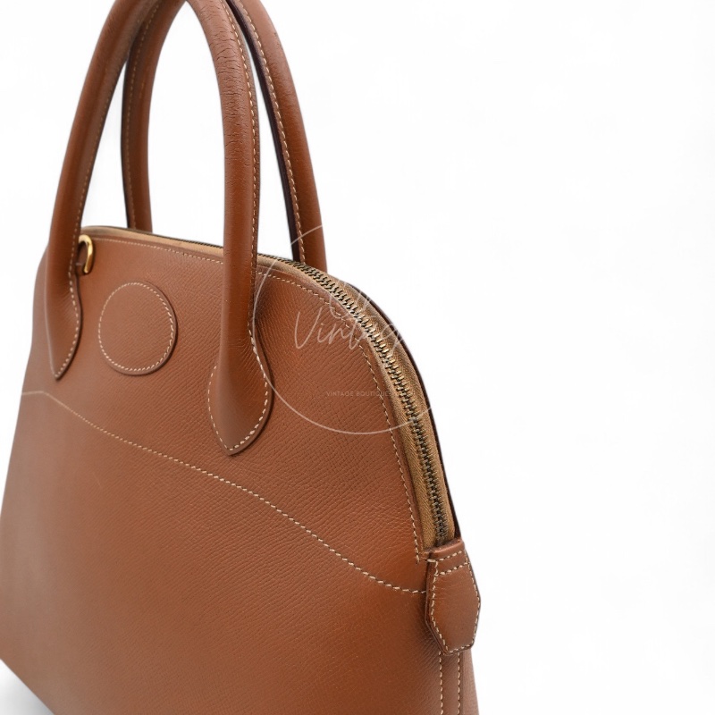 [Pre-owned] Hermes Bolide 31 Gold Epsom GHW Stamp Circle Y-5