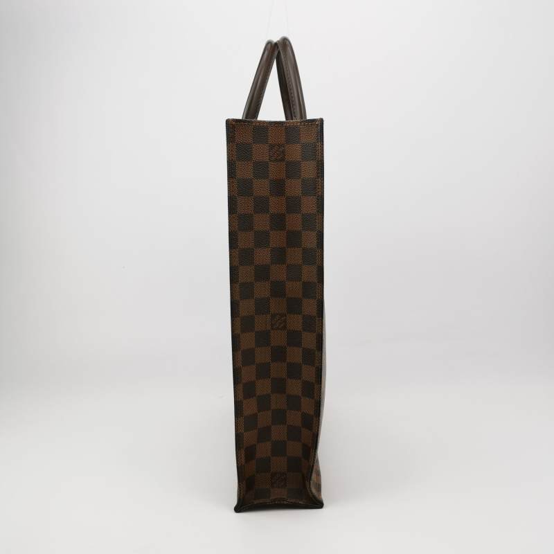 Louis Vuitton(LV)Sac Plat 大號牛皮棋盤格琴譜包手提包-2