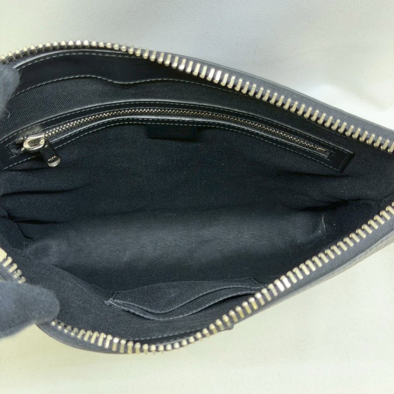 GUCCI GG Supreme黑花帆布郵差包-4