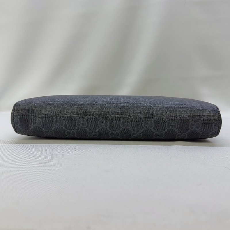 GUCCI GG Supreme黑花帆布郵差包-8