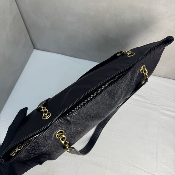 Chanel 肩背包 魚子醬 旅行包 vintage 特價出清-9