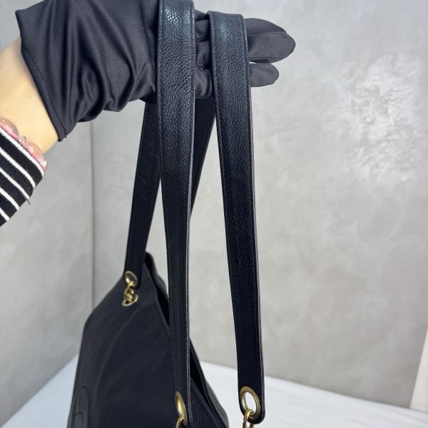 Chanel 肩背包 魚子醬 旅行包 vintage 特價出清-14