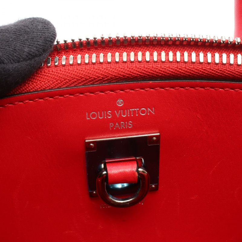 路易威登 City Steamer PM 單肩手提包 M53029 紅色皮革 二手 LV-3