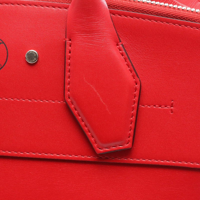 路易威登 City Steamer PM 單肩手提包 M53029 紅色皮革 二手 LV-7