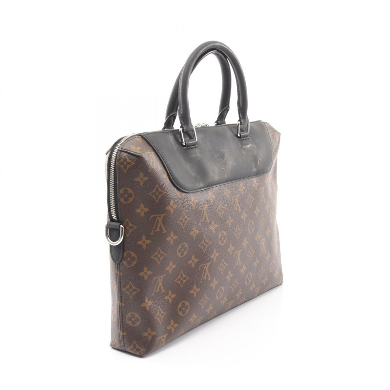 路易威登 Porto Document Jour NM 商務手提包 M54019 Monogram macassar-1