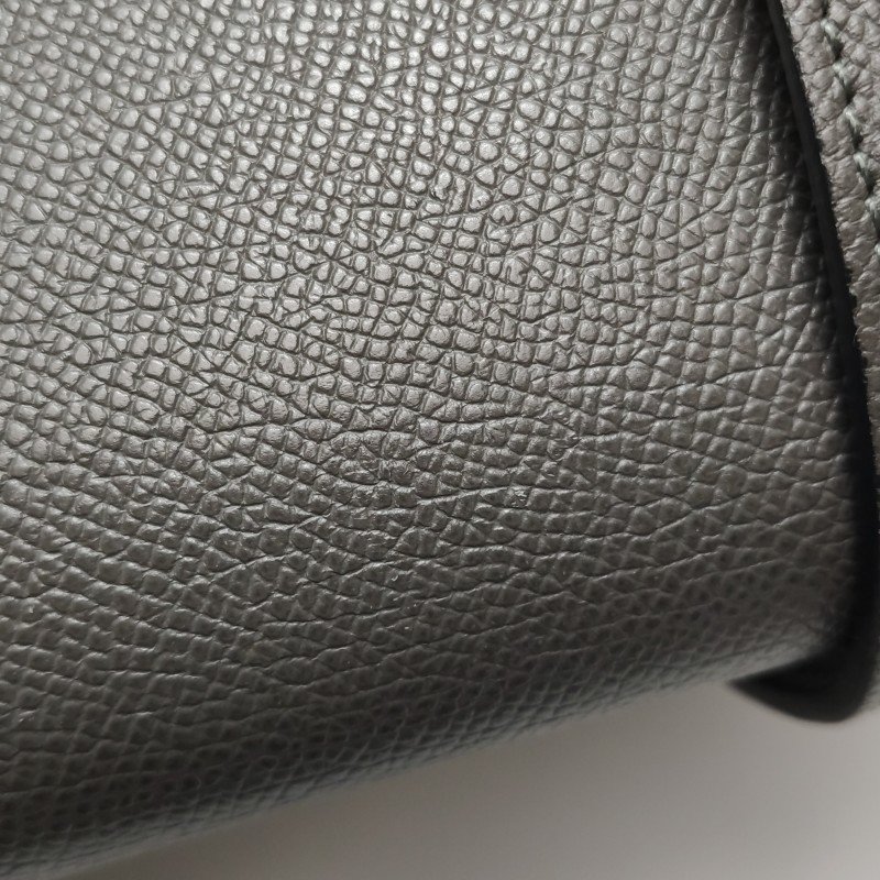 Celine Belt魚包迷你牛皮純色紐結飾帶單肩包-14