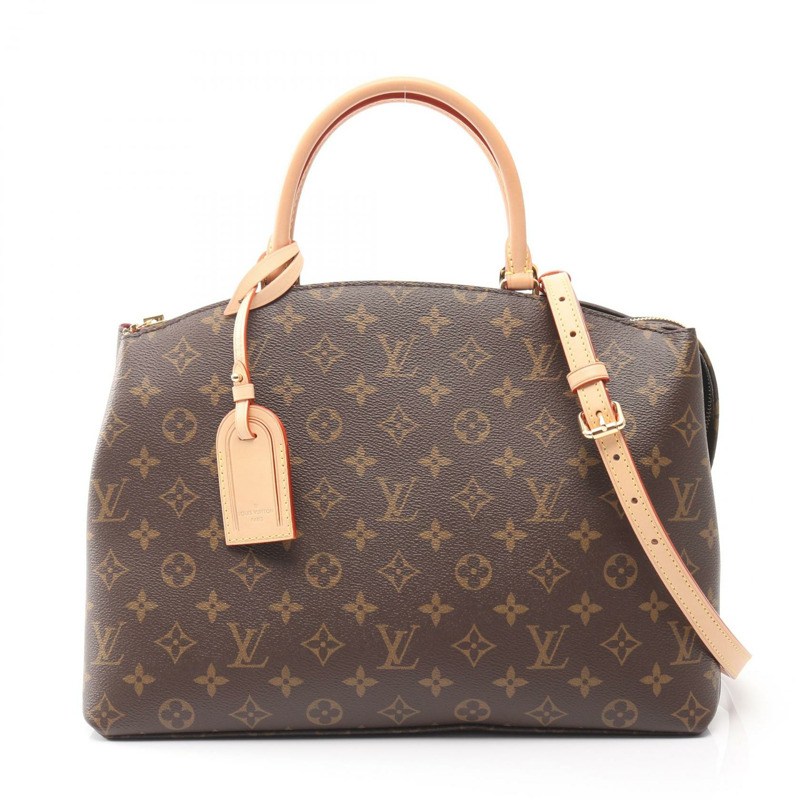 路易威登 Grand Palais MM 斜背包 M45898 Monogram 皮革 棕色 LV-0