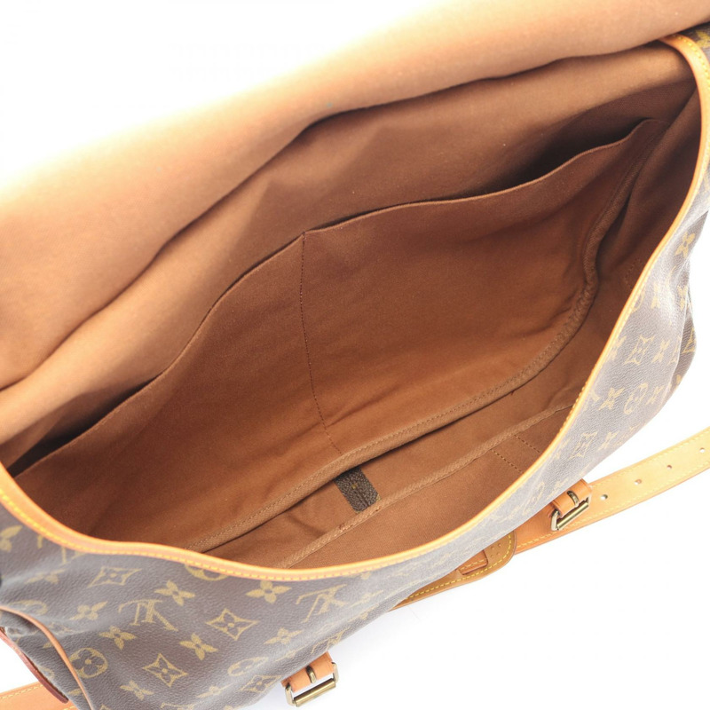 路易威登 Saumur 43 肩挎包 M42252 Monogram 皮革 棕色 LV-3