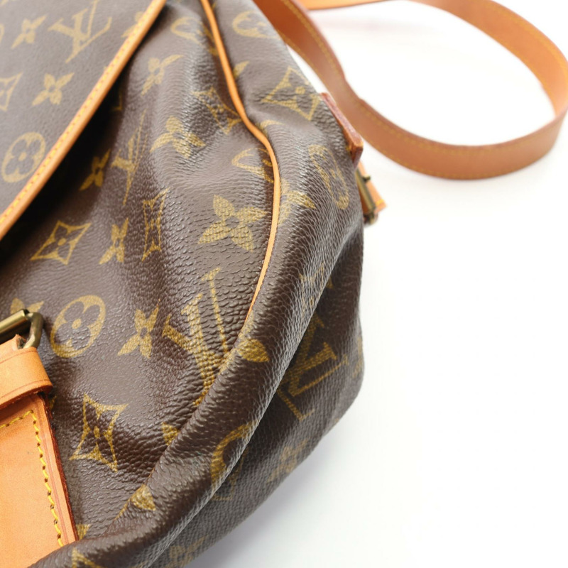 路易威登 Saumur 43 肩挎包 M42252 Monogram 皮革 棕色 LV-8