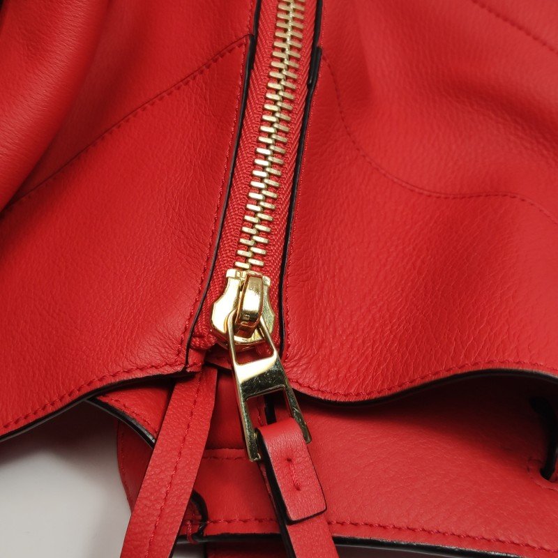 Loewe Hammock吊床包牛皮純色弧形結構子母包單肩包-12