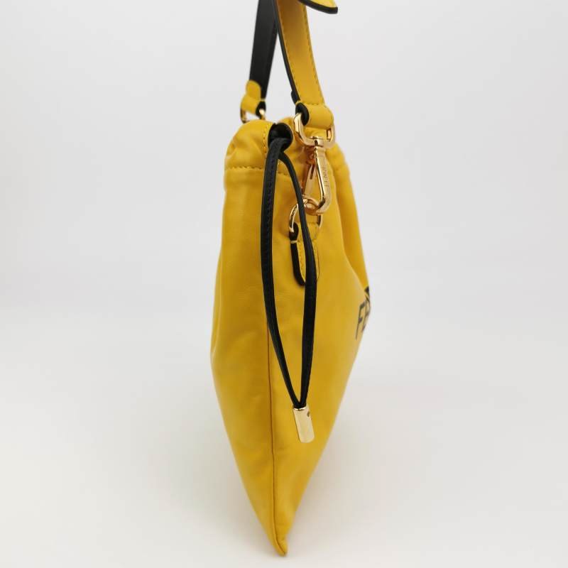 Fendi Pack羊皮字母Logo斜挎包單肩包-3