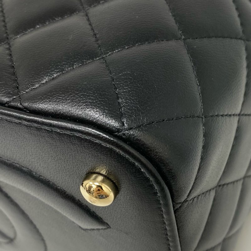 △ Chanel 香奈兒 Black Lambskin Gold Tone Metal Chain 2Way Vanity Case AS3171 黑色小羊皮金色金屬鏈條兩用化妝箱 AS3171 -257024982-11