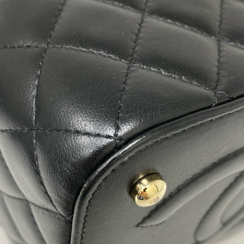 △ Chanel 香奈兒 Black Lambskin Gold Tone Metal Chain 2Way Vanity Case AS3171 黑色小羊皮金色金屬鏈條兩用化妝箱 AS3171 -257024982-12