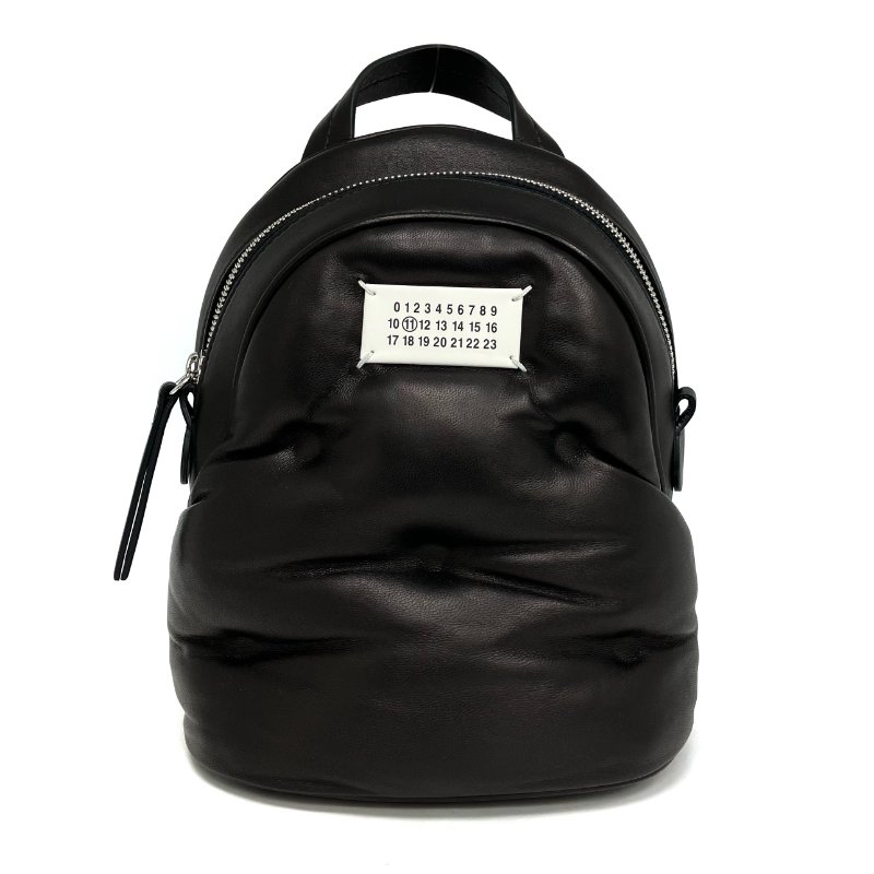 ☆ Maison Margiela MM6 Dark Brown Lambskin Glam Slam 2Way Bag 深啡色小羊皮兩用袋 - 257024971-1