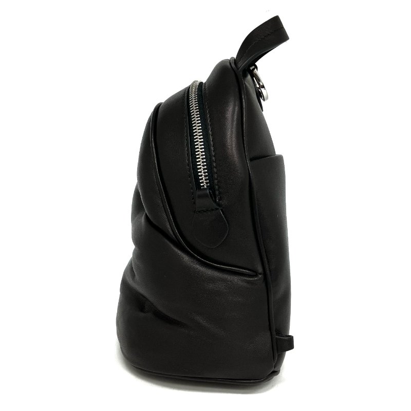 ☆ Maison Margiela MM6 Dark Brown Lambskin Glam Slam 2Way Bag 深啡色小羊皮兩用袋 - 257024971-4